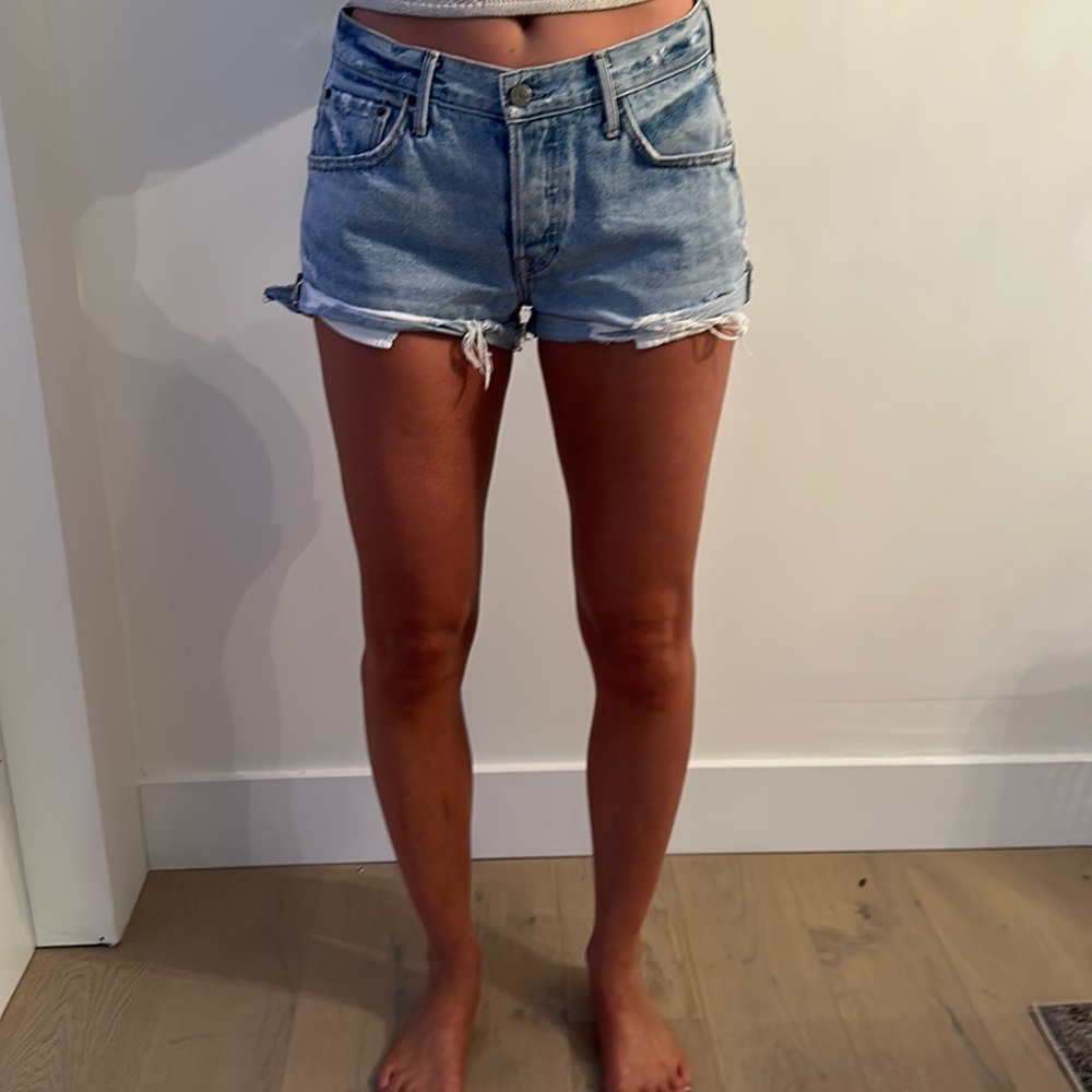 GRLFRND JEAN SHORTS FOR SALE WORN ONCE
